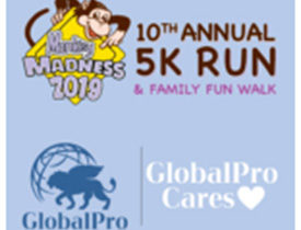 GlobalPro 10th Annual Monkey Madness 5K Run & Family Fun Walk
