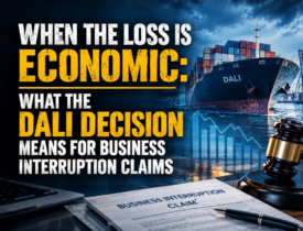 When the Loss Is Economic: What the Dali Decision Means for Business Interruption Claims